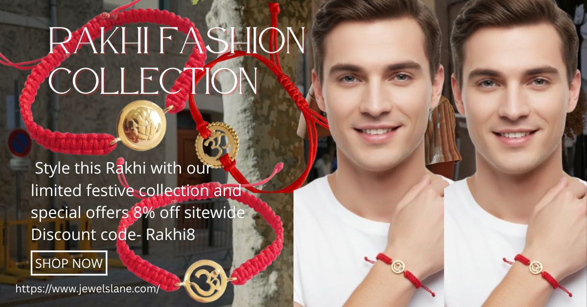 Raksha Bandhan jewellery gifts — gold and silver bracelet and diamond pendant for sisters by Jewelslane