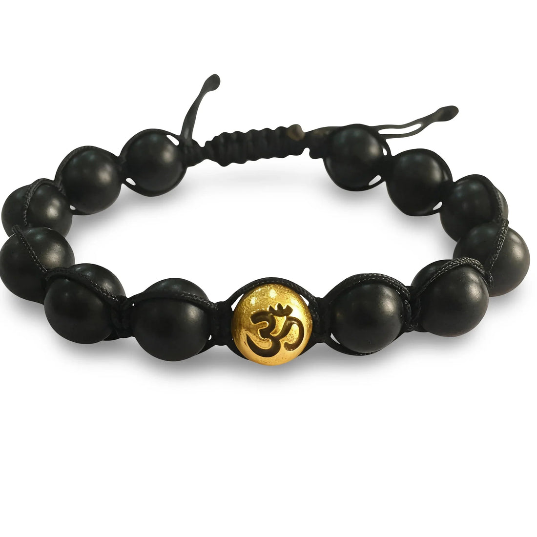 om  bracelet in gold - jewelslane