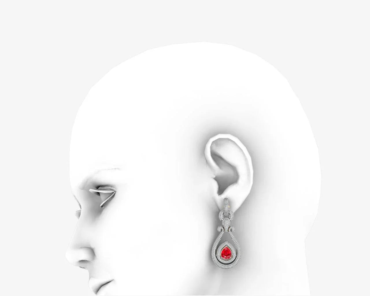 Elena Diamond Danglers - Jewelslane