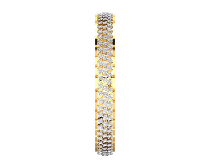 Pipa Diamond bangle in Gold - Jewelslane