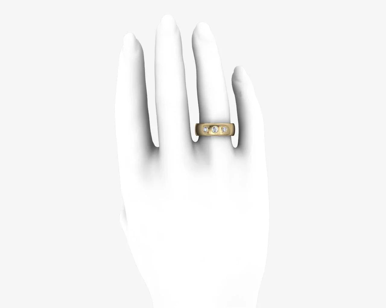 Aaron Gent's Wedding Band - Jewelslane
