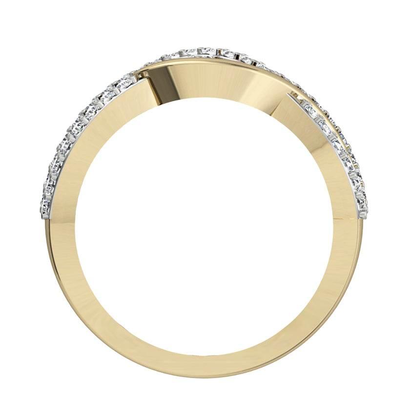 Captivating wide diamond Band - Jewelslane