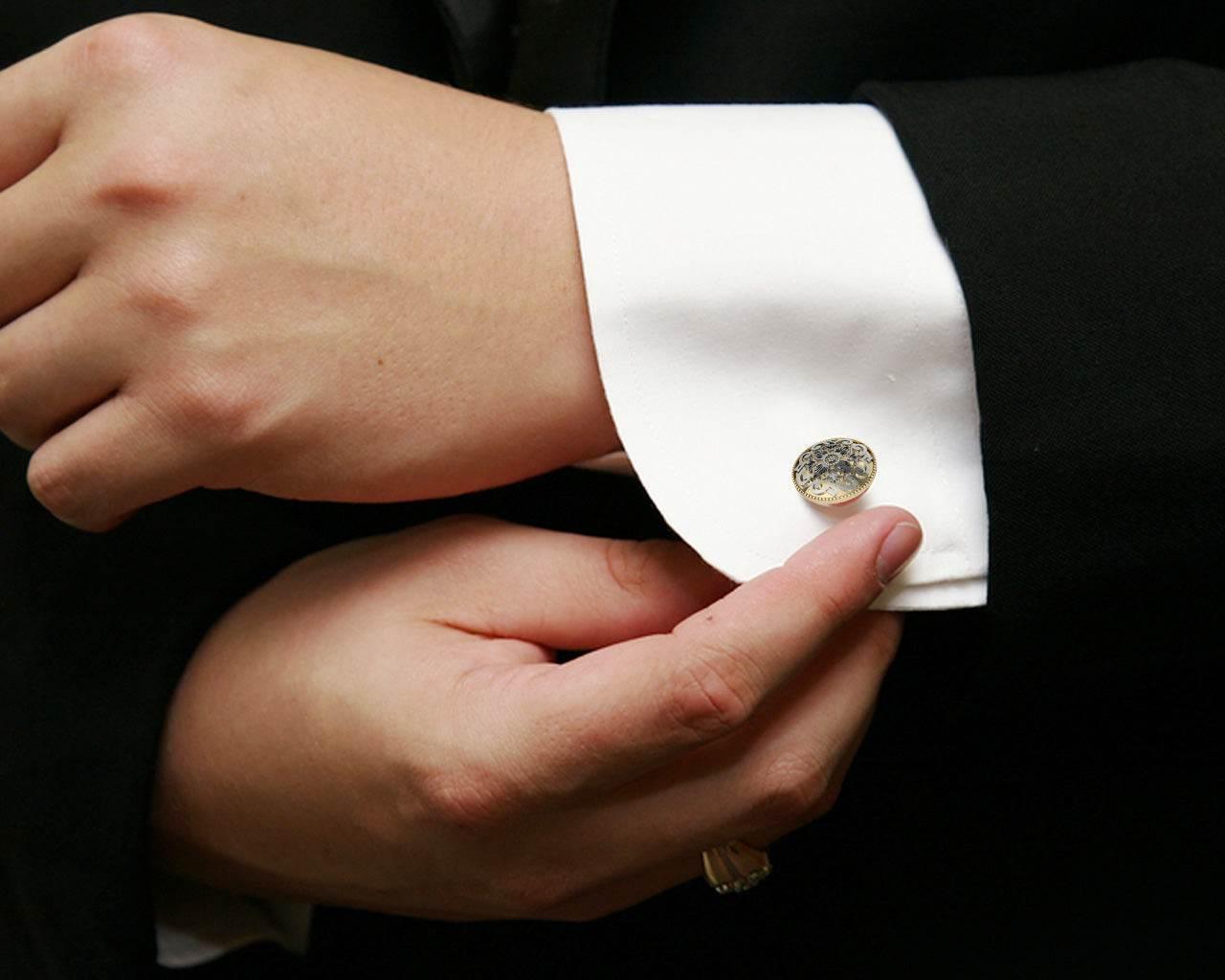 Alfred Gold cufflinks - Jewelslane