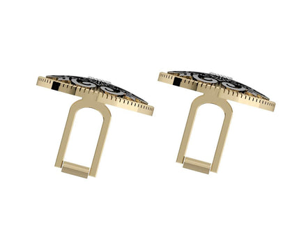 Alfred Gold cufflinks - Jewelslane