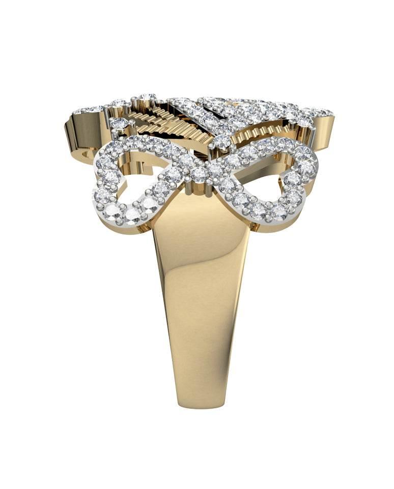 Amor Diamond Hearts Band - Jewelslane