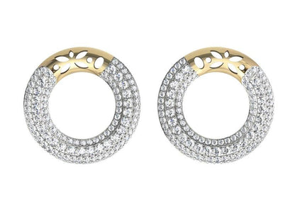 Appealing Diamond Hoops - Jewelslane