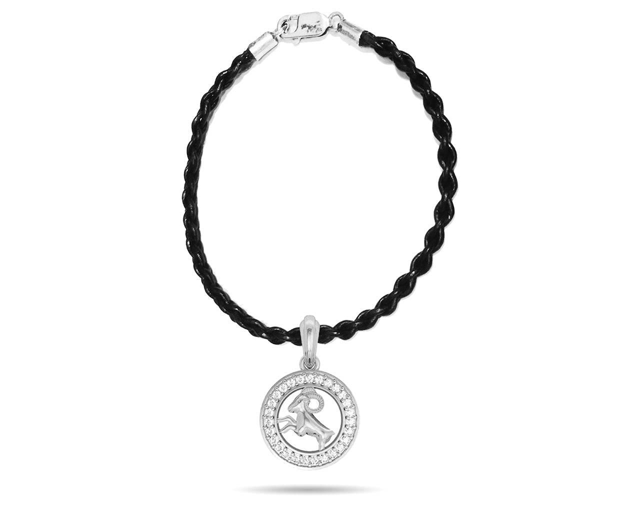 Aries Charm in silver - Jewelslane