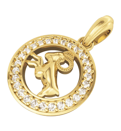 Aries Charm in Gold - Jewelslane