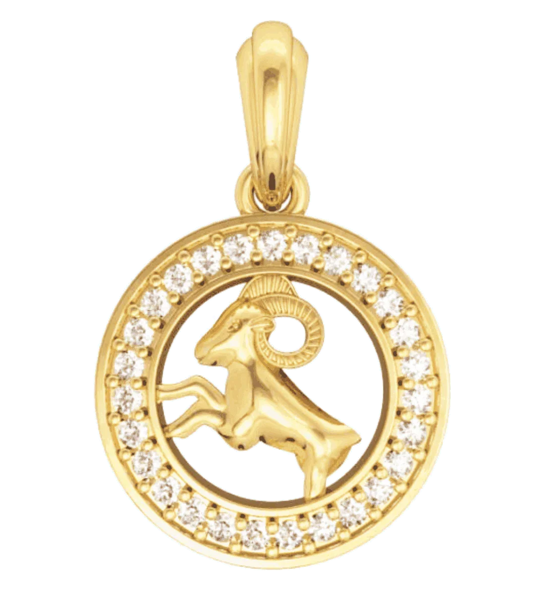 Aries Charm in Gold - Jewelslane