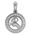 Aries Charm in silver - Jewelslane