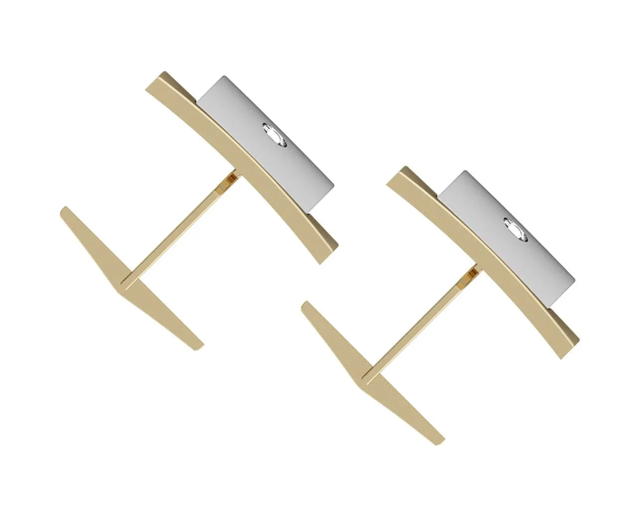 Arthur Gold Cufflink for Men - Jewelslane