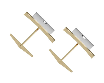 Arthur Gold Cufflink for Men - Jewelslane
