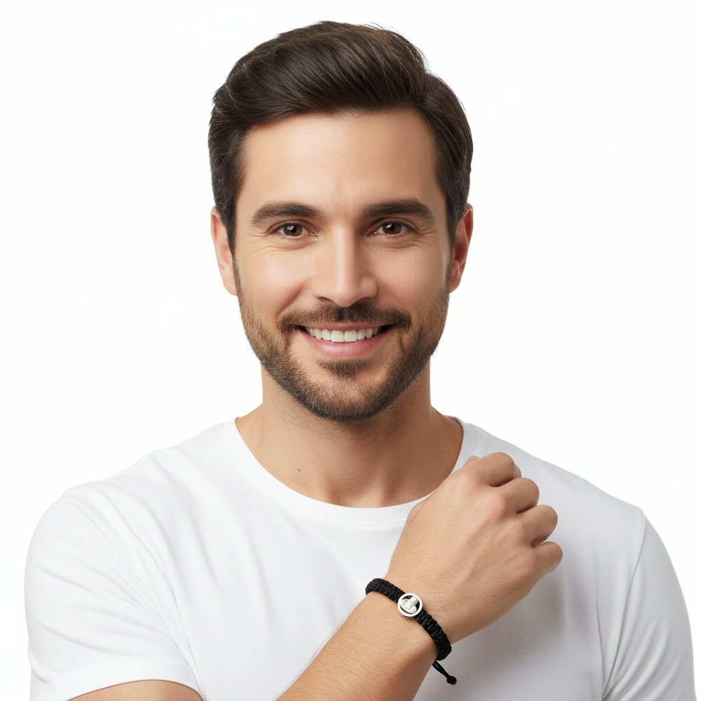 Auspicious Guru Nanak Bracelet for Men - Jewelslane