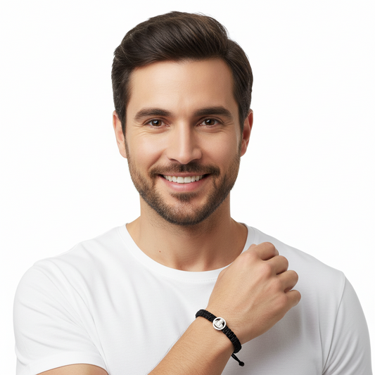 Auspicious Guru Nanak Bracelet for Men - Jewelslane