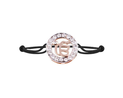 Ik Onkar Vibrant Diamond Bracelet - Jewelslane