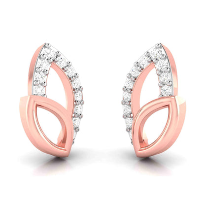 Belle Diamond Studs in 14k Gold - Jewelslane