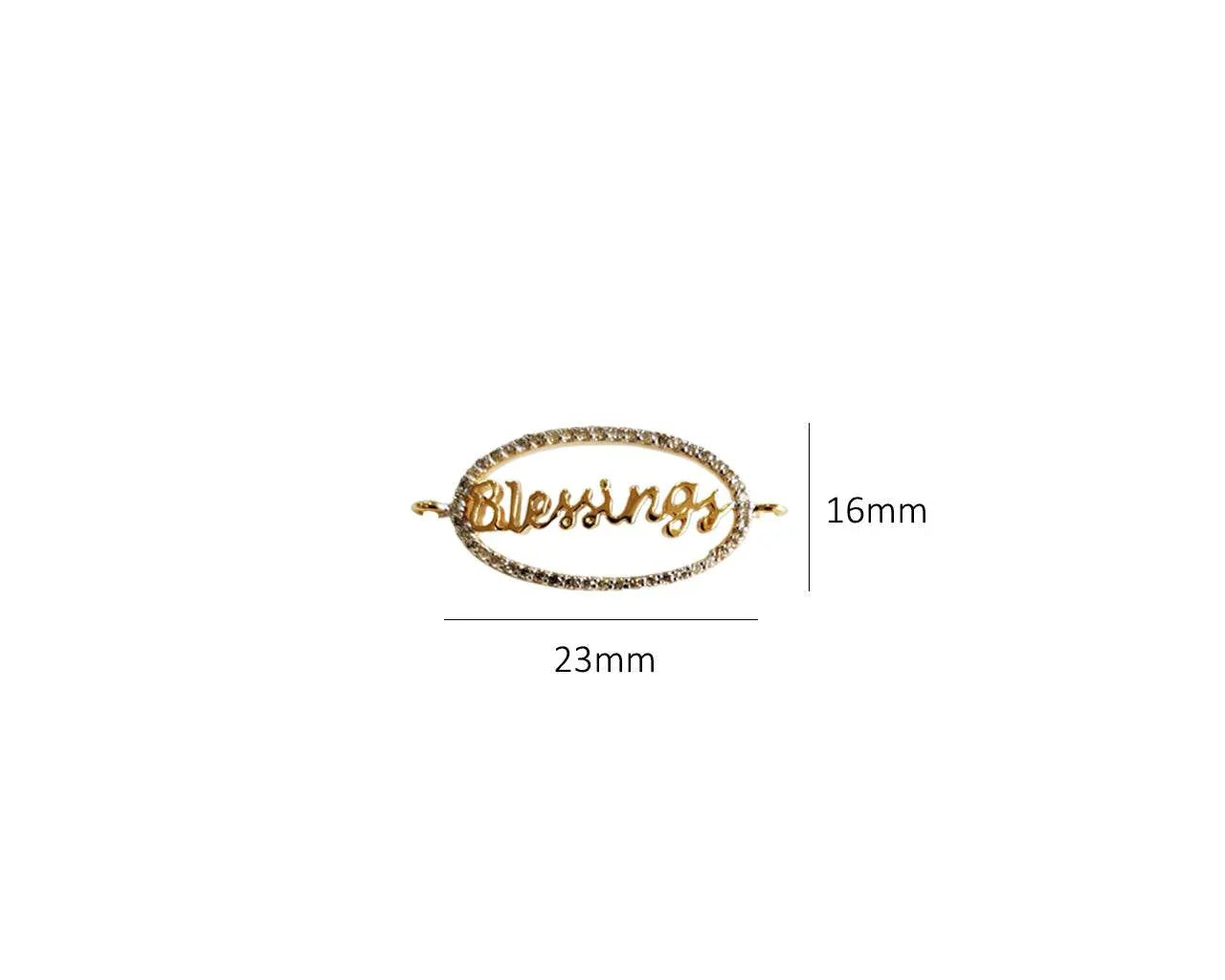 Auspicious Blessings bracelet in gold with diamonds - Jewelslane