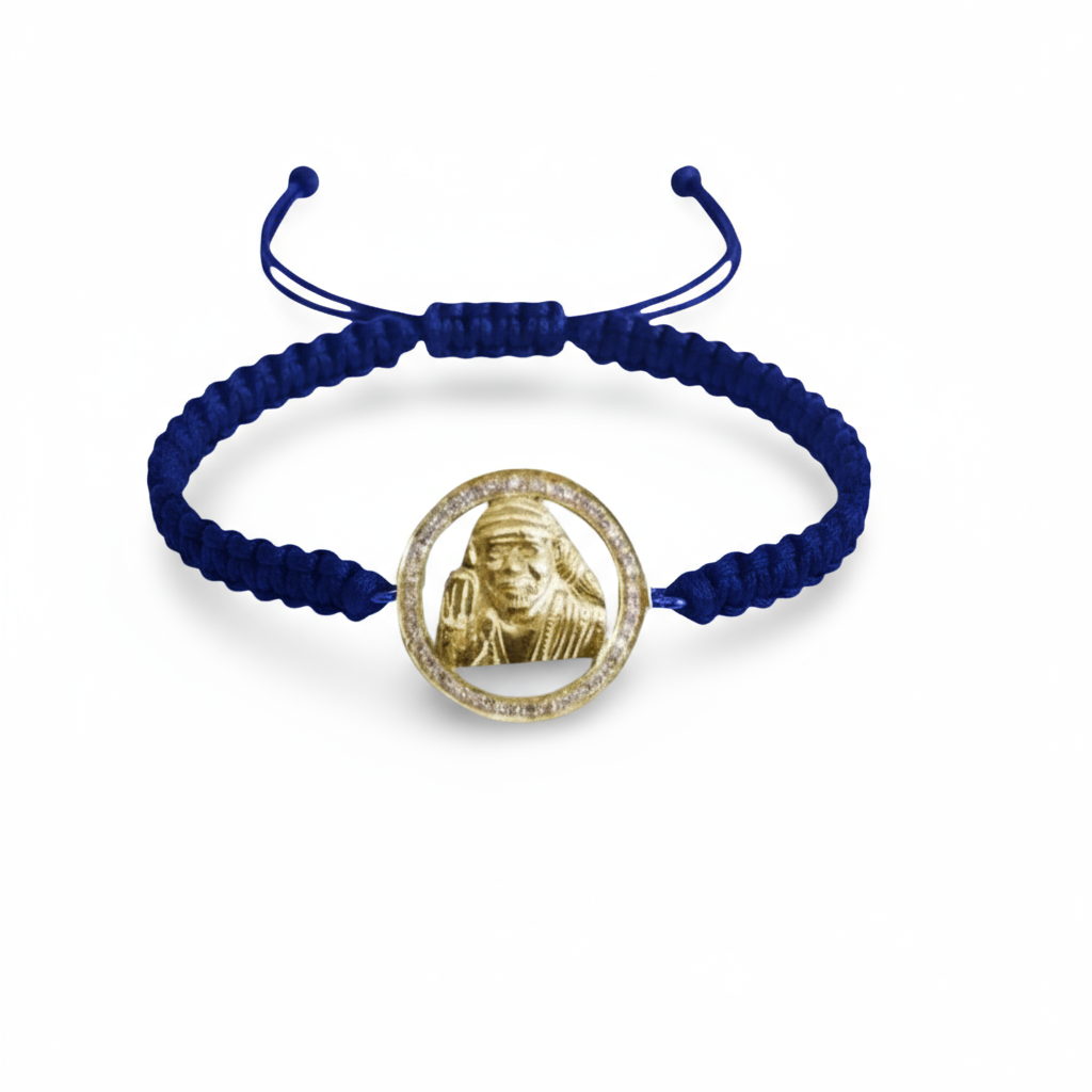 Om Sai Gold & Diamond Bracelet