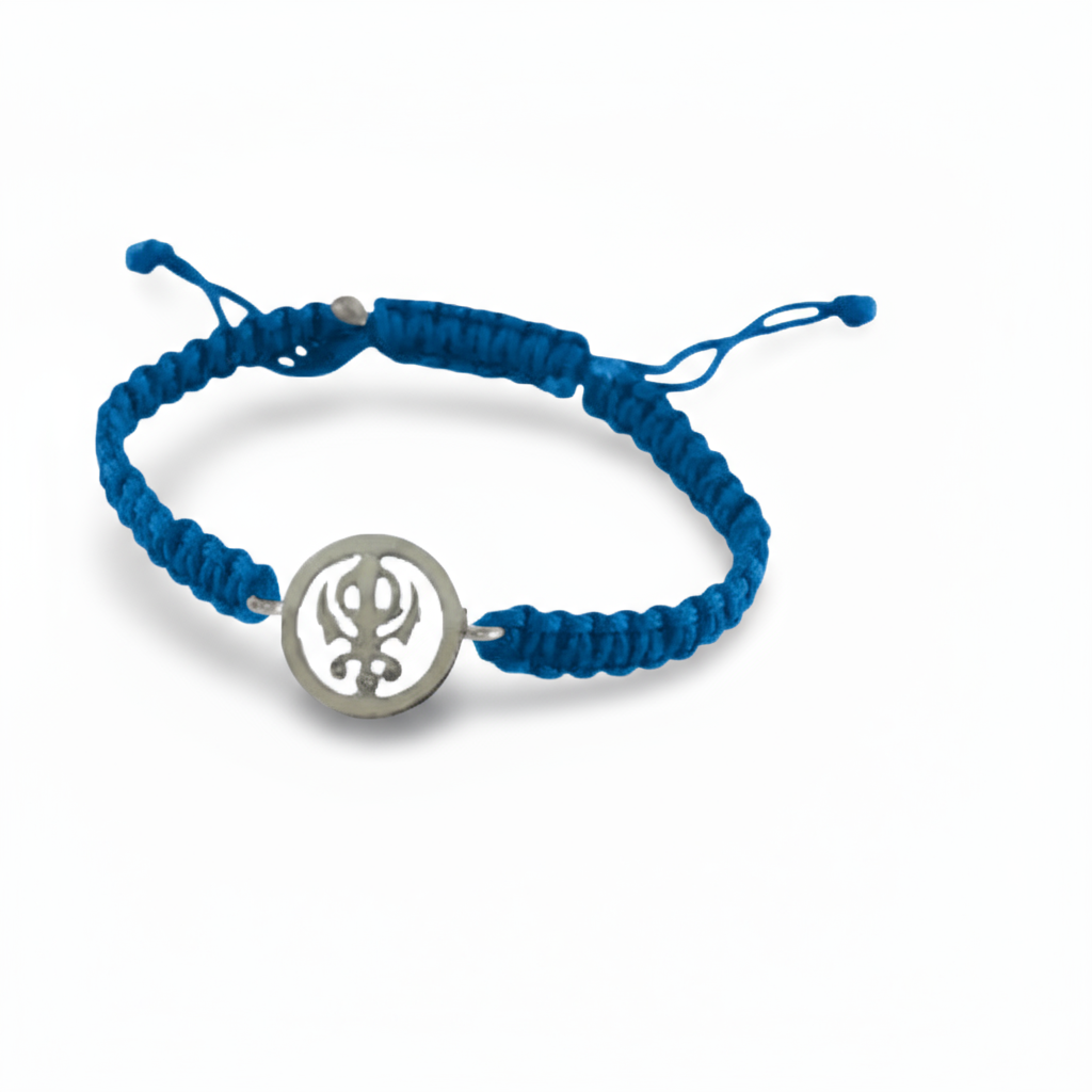 Khanda Bracelet in Silver - Jewelslane