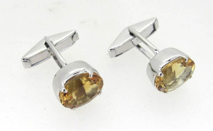 Citrine Cufflinks - Jewelslane