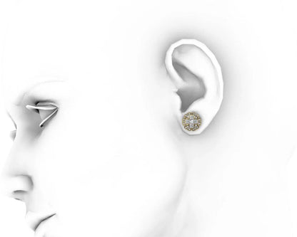 Dainty Diamond Eartops - Jewelslane