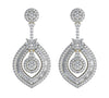 Diamond Danglers with Baguettes - Jewelslane