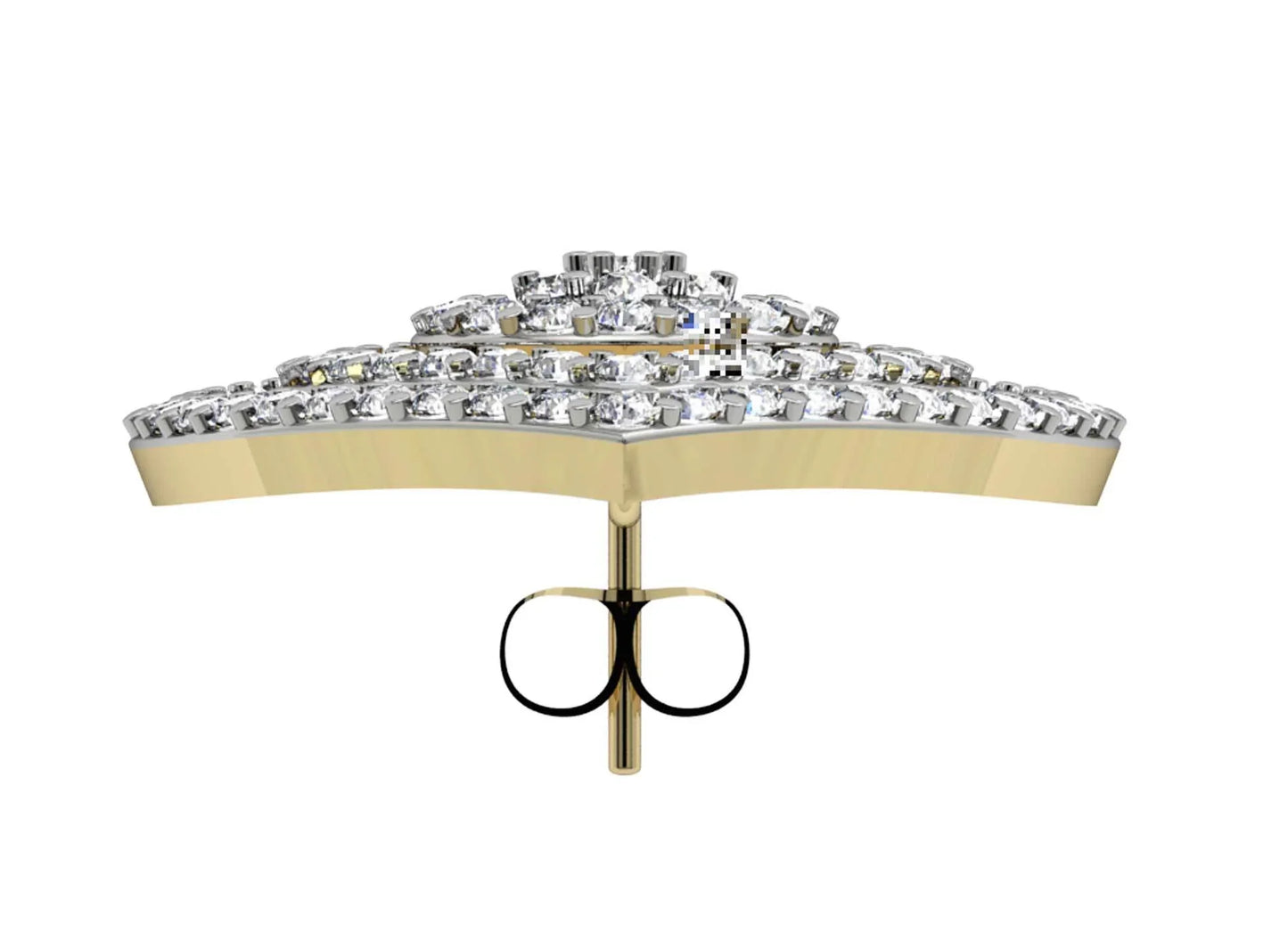 Diamond Danglers with Baguettes - Jewelslane