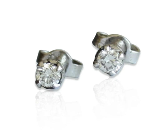 Diamond Ear studs - Jewelslane