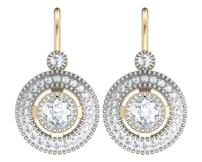 Diamond Solitaire Tops on Hook - Jewelslane