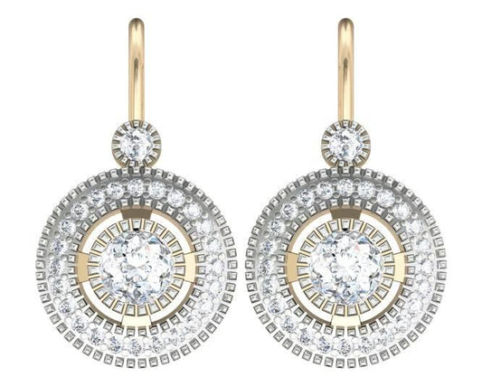 Diamond Solitaire Tops on Hook - Jewelslane