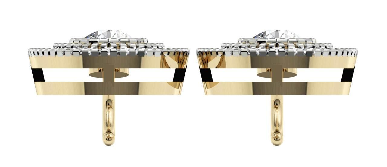 Diamond Solitaire Tops on Hook - Jewelslane