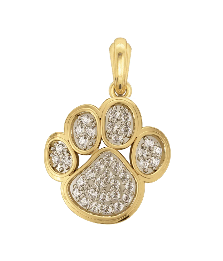 Dog Paw pet charm - Jewelslane