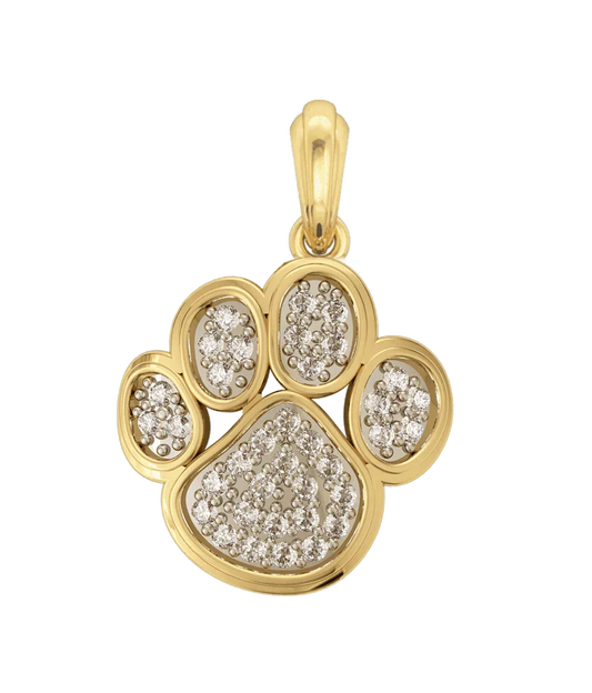 Dog Paw pet charm - Jewelslane