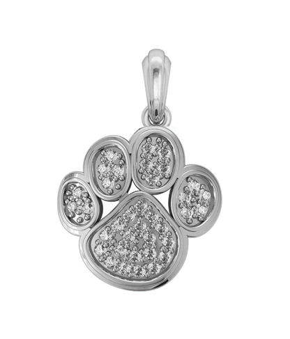 Dog Paw pet silver charm - Jewelslane