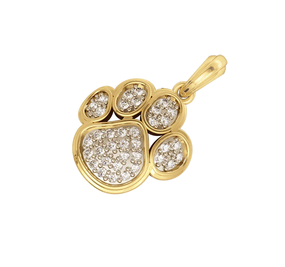 Dog Paw pet charm - Jewelslane
