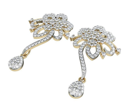 Dressy Diamond Earrings - Jewelslane