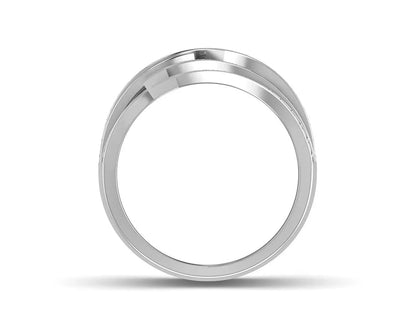 Edana Wide Diamond Band In 14k gold - Jewelslane