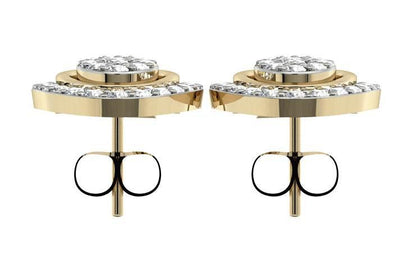 Enchanting Diamond Eartops - Jewelslane