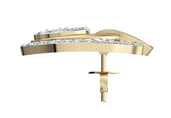 Enchanting Diamond Eartops - Jewelslane