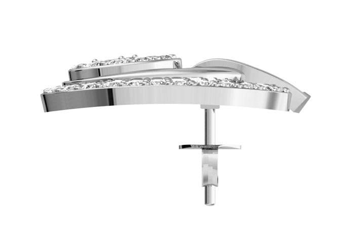 Enchanting Diamond Eartops - Jewelslane