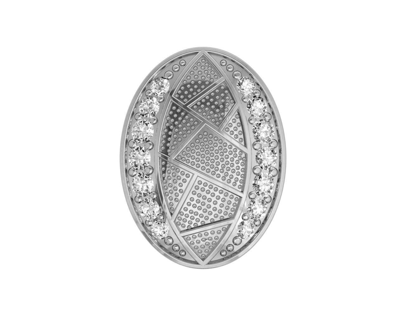 Eric Designer Diamond Cufflink - Jewelslane
