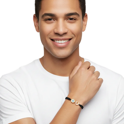 Evil Eye and Horse shoe Bracelet - Jewelslane