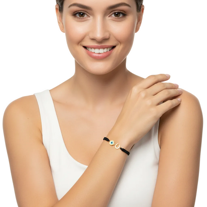 Evil Eye and Horse shoe Bracelet - jewelslane