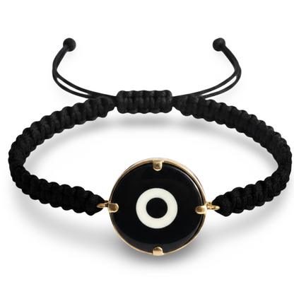 Evil eye Bracelet for Men in gold - Jewelslane
