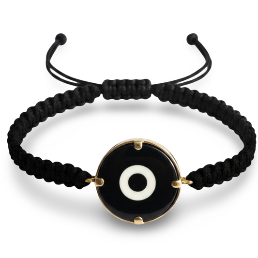 Evil eye Bracelet for Men in gold - Jewelslane

