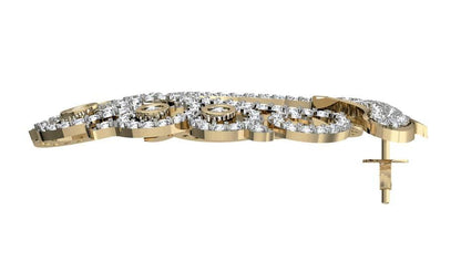 Fashionable Diamond Hoops - Jewelslane