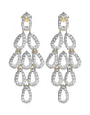 Flexible and light Diamond Danglers - Jewelslane