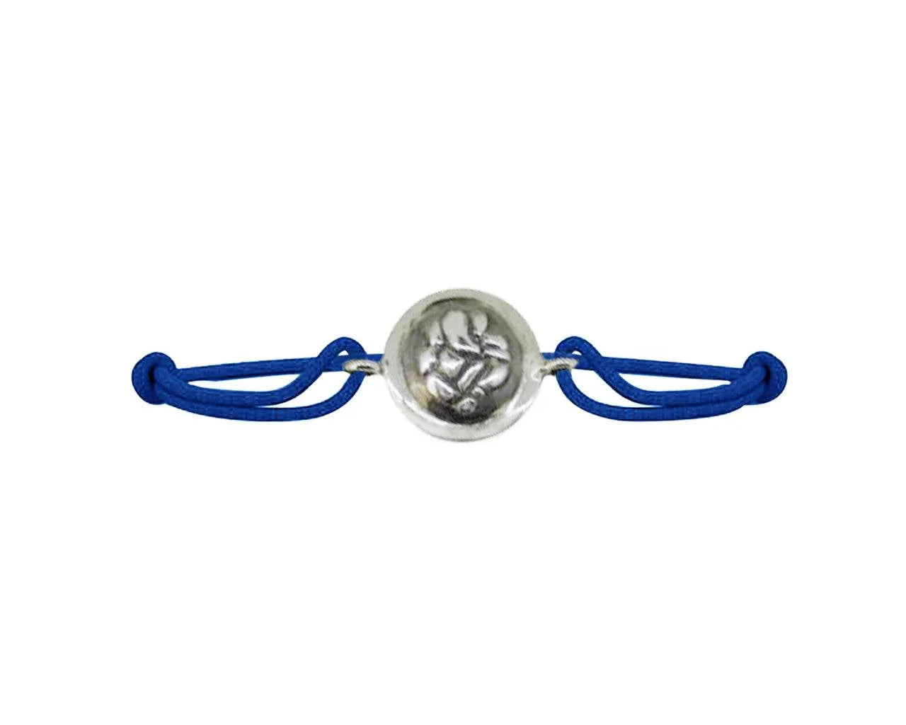 Divine Ganesh Bracelet in Silver - Jewelslane