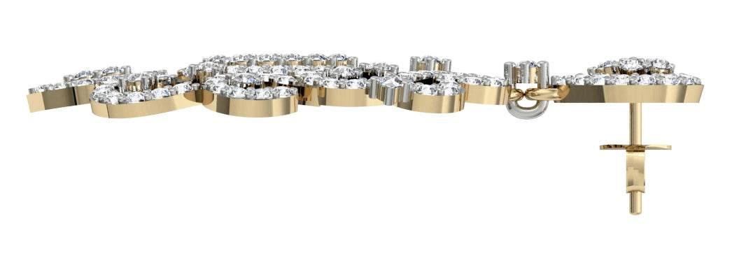 Gorgeous Diamond Danglers - Jewelslane
