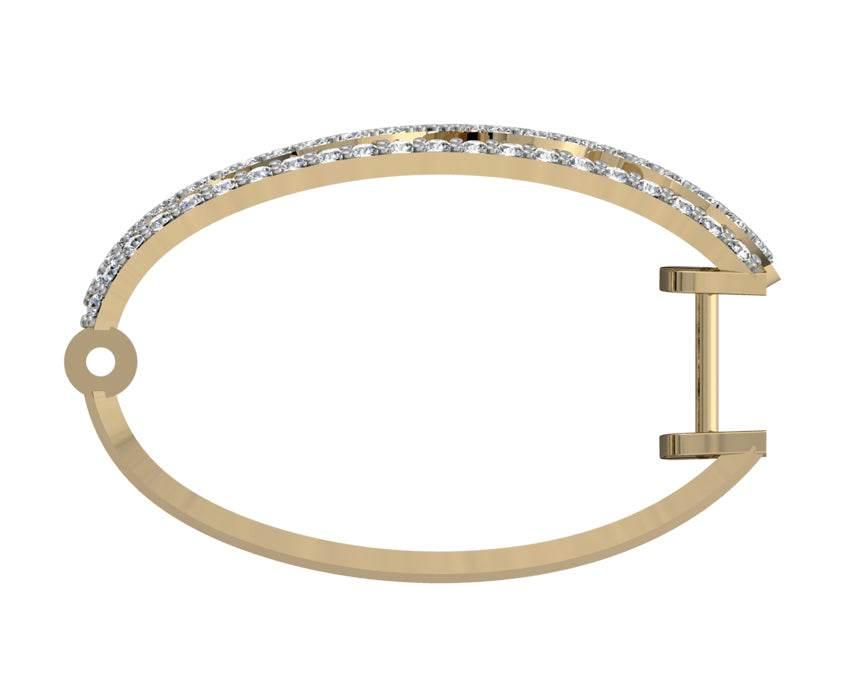 Graceful Half Balis with diamonds - Jewelslane